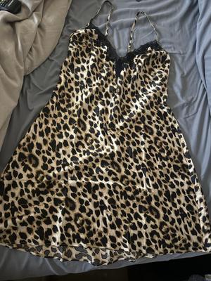 Satin & Rose Lace Mini Slip