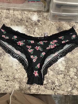 Buy 5-Pack Lace Waist Cotton Cheeky Panties - Order PACKAGED-PANTY