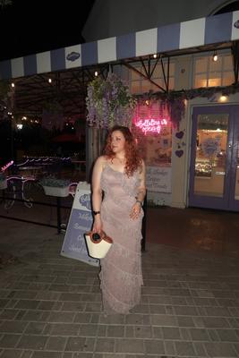 Roxana's photo of the Ciao Ruffles Maxi Dress. Photo 3 of 3. Review Image shared by Roxana