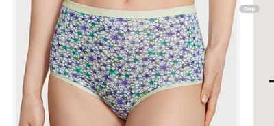 Stretch Cotton High-Waist Brief Panty