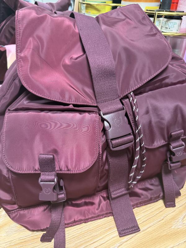Buy Nylon Cargo Backpack, Soft Begonia - Order Bags online  display picture 3
