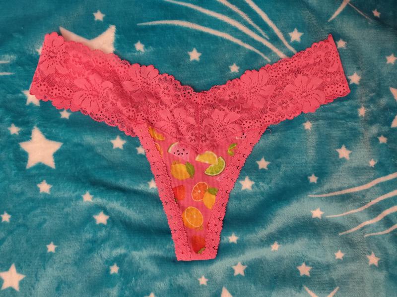 Wink Lace-Trim Thong Panty