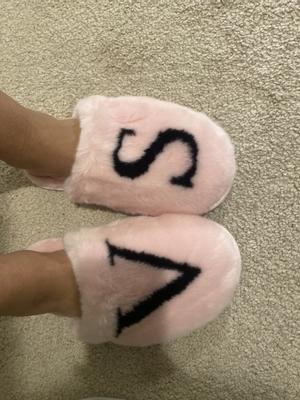 Slippers Women's Plush Pink Slippers Women's Closed Flannel Lined  Lightweight Felt Slippers Comfortable Non-Slip Home Slippers Indoor Winter  Shoes Fluffy Guest Slippers, pink, 36-37 : : Fashion