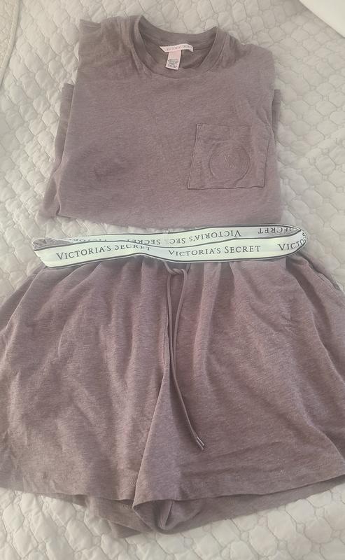 Compra Conjunto de pijama corto 100% algodón, Blanco Vs Pide