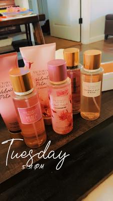 VICTORIA'S SECRET AMBER ROMANCE SUNKISSED BODY MIST & LOTION (SET OF 2)