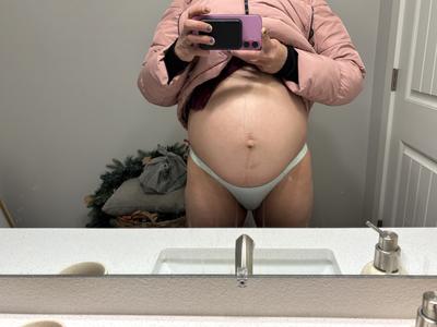 Brittany's photo of the Logo Cotton Shimmer Micro Thong Panty. Photo 1 of 1. Review Image shared by Brittany