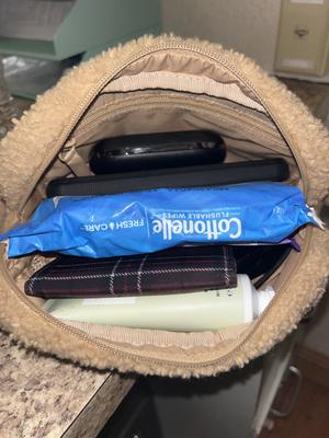 Claudia's photo of the Plush Teddy Belt Bag. Photo 2 of 2. Review Image shared by Claudia