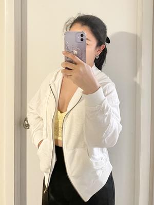 MrsGhost's photo of the Lightweight Lounge Full-Zip Hoodie. Photo 1 of 1. Review Image shared by Carla