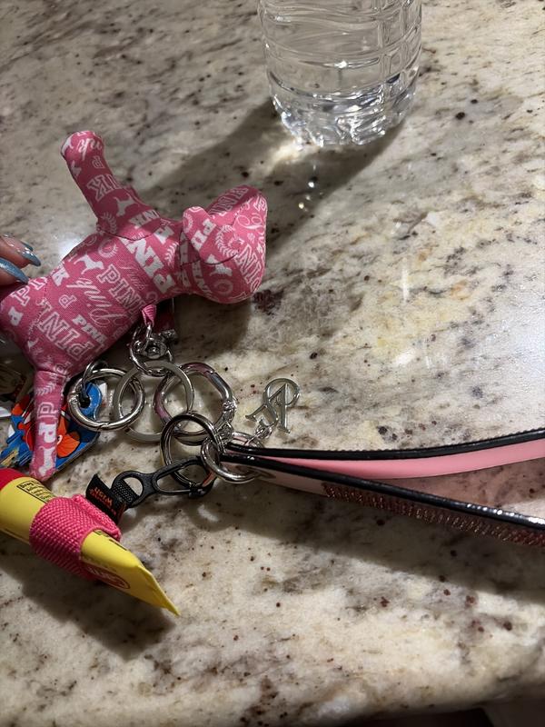 Buy Slim Wristlet Strap Keychain, Victoria Pink Logo - Order Small
