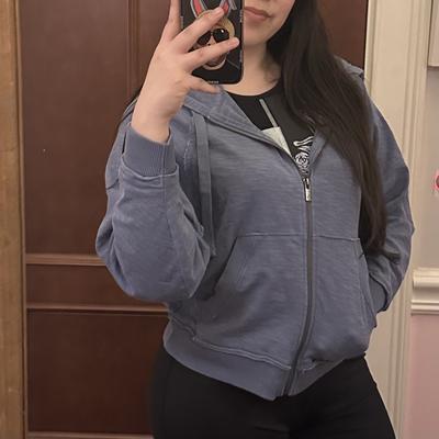 Katherine's photo of the Lightweight Lounge Full-Zip Hoodie. Photo 1 of 1. Review Image shared by Katherine