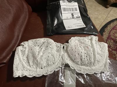 The Fabulous by Victoria's Secret Unlined Boho Floral Embroidery Full-Cup  Bra