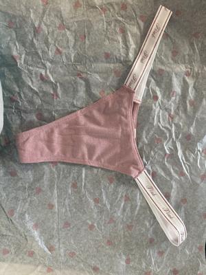 AnaM's photo of the Logo Cotton Shimmer Micro Thong Panty. Photo 1 of 1. Review Image shared by AnaM