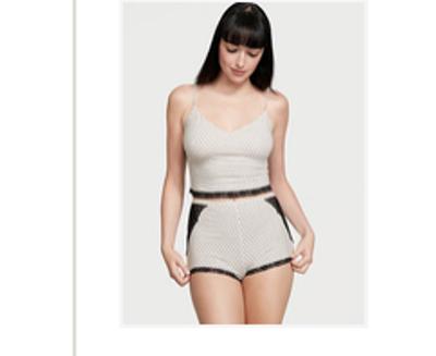 Buy Ribbed Modal & Lace Cami Set - Order Cami Sets online 1122992200 - Victoria's  Secret US