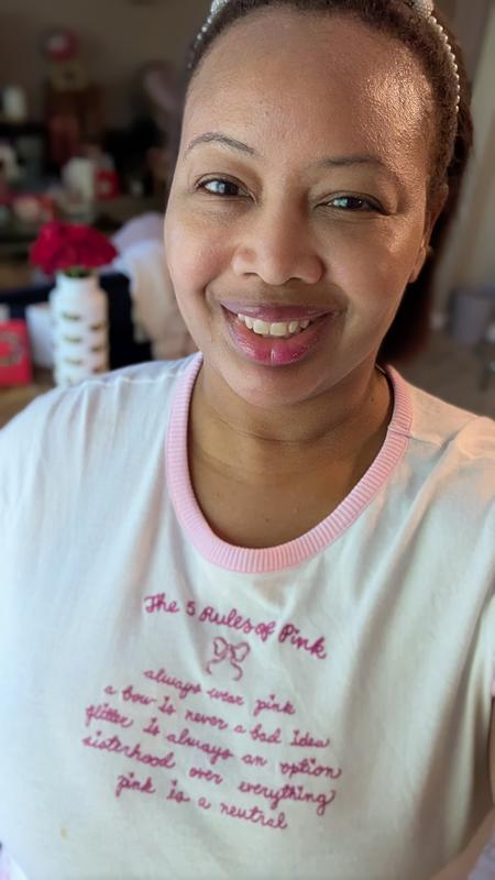 Buy PINK x LoveShackFancy Retro Cotton Tee, Pink Lollipop - Order