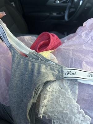 Mckenzie's photo of the Logo Cotton High-Leg Micro Thong Panty. Photo 3 of 3. Review Image shared by Mckenzie