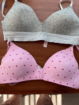 Buy Seeville Comfort Bra Seamless No Wire Bra Fits A to D Cup Soft and  Lightweight Everyday Wear Bra, Light Pink, Large at