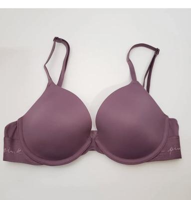 Victoria's Secret T-Shirt Lightly Lined Demi Bra Purple Blue Size 34B -  beyond exchange