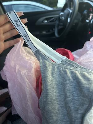 Mckenzie's photo of the Logo Cotton High-Leg Micro Thong Panty. Photo 1 of 3. Review Image shared by Mckenzie