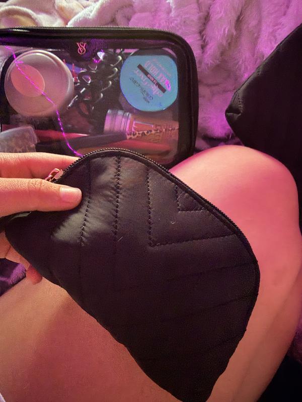 Buy ​​​​​​​メイクポーチ 3点セット, ブラックVキルト - Order