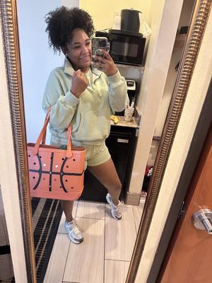 Christy's photo of the Ivy Fleece Quarter-Zip Sweatshirt. Photo 3 of 3. Review Image shared by Christy