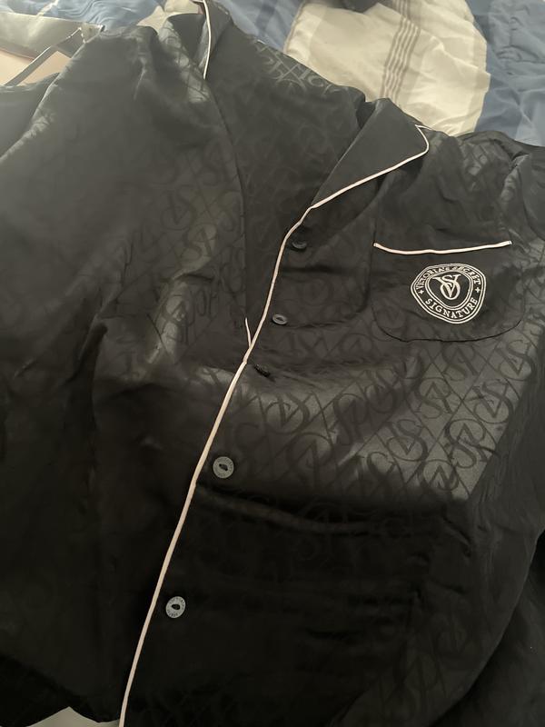 Glazed Satin Long Pajama Set