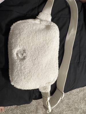 Haily's photo of the Plush Teddy Belt Bag. Photo 1 of 3. Review Image shared by Haily
