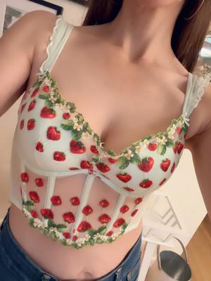 strawberry corset