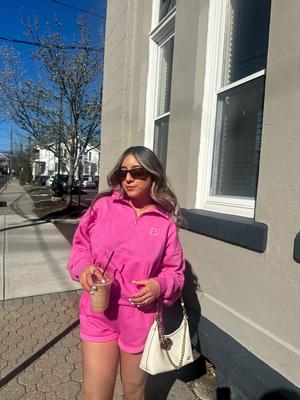 Samantha's photo of the Ivy Fleece Quarter-Zip Sweatshirt. Photo 2 of 2. Review Image shared by Samantha