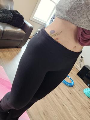 PINK - Victoria's Secret Yoga Fold Over Waistband Flare Yoga Pants Size L -  $23 - From Tara