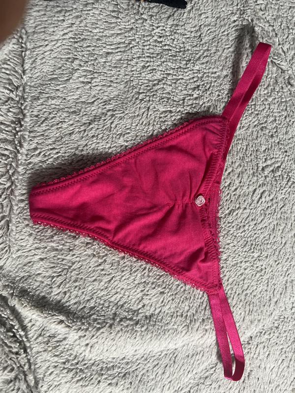 Acquista Perizoma VS in cotone elasticizzato, Nero Bouquet Floreale -Ordina Panties online- Victoria's Secret