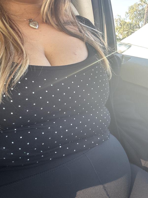 All-Day Cotton Square-Neck Bra Tank