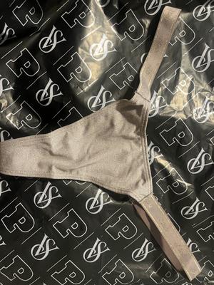 Tracy's photo of the Logo Cotton Shimmer Micro Thong Panty. Photo 1 of 1. Review Image shared by Tracy