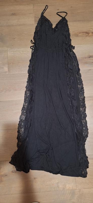 Buy SoSoft Modal Ribbed Lace-Trim Long Slip Dress, Black - Order Slips  online - Victoria's Secret US