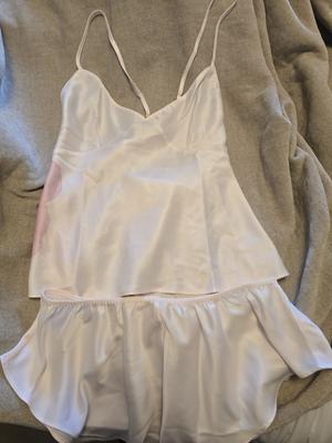 Satin Open-Back Cami & Shorts Set