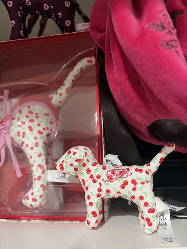 Buy PINK Micro Dog™ Keychain Charm, Whimsy Cherries - Order Toys