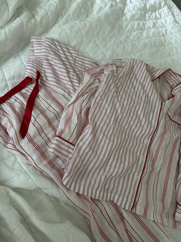 Buy Flannel Long Pajama Set, Black/Vs White/Red Yd Plaid - Order ...