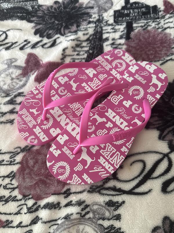Victoria's Secret Flip Flops Fur Slides Victoria's Secret Hot