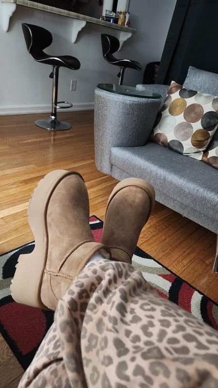 Buy Classic Ultra Mini New Heights Boots, Chestnut - Order Shoes