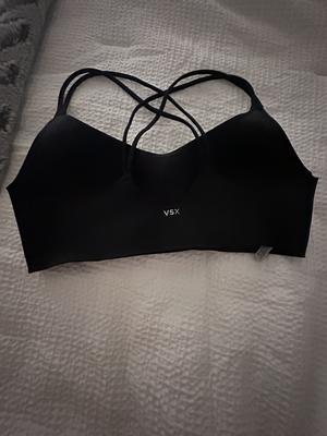 Buy VSX Elevate Strappy Comfort Sports Bra Black Order Sport Bras online Victoria s Secret US