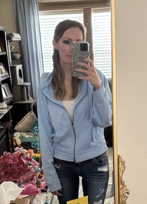 Aubree's photo of the Lightweight Lounge Full-Zip Hoodie. Photo 1 of 1. Review Image shared by Aubree
