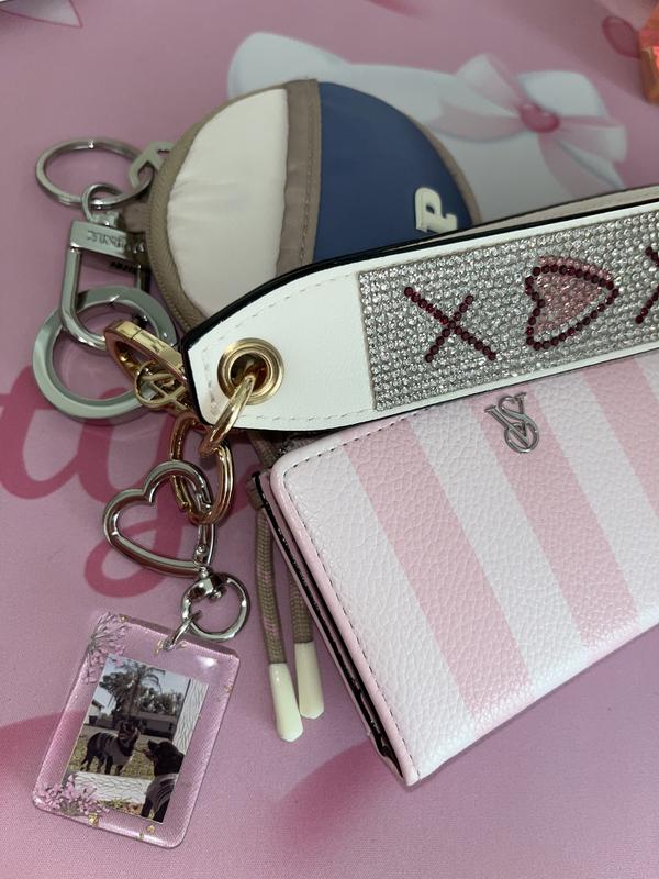 Buy Foldover Card Case Keychain, Black Debossed - Order Small ...