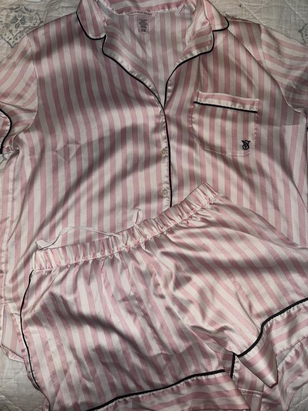 Glazed Satin Short Pajama Set