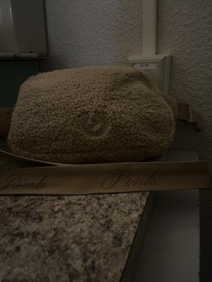 Claudia's photo of the Plush Teddy Belt Bag. Photo 1 of 2. Review Image shared by Claudia