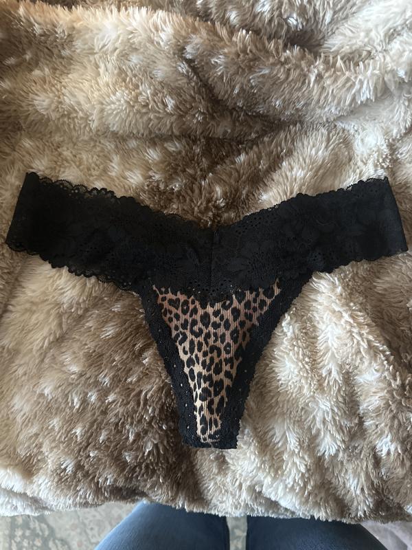 Wink Lace-Trim Thong Panty