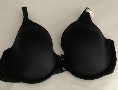 Sksloeg Ladies Bra Smooth U Underwire Full Coverage Bra, Full-Coverage Bra,  Smoothing T-Shirt Bra, Max Support Underwire with Bounce Control,Black 34B  