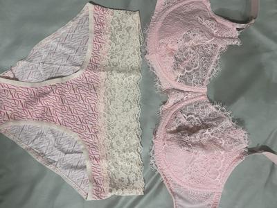 Summer Lace Ribbon Hollow Back Bra Suit Sexy Small Chest Thickening  Gathered Girls Underwear Bra Diamond Decorated Bow Q0705