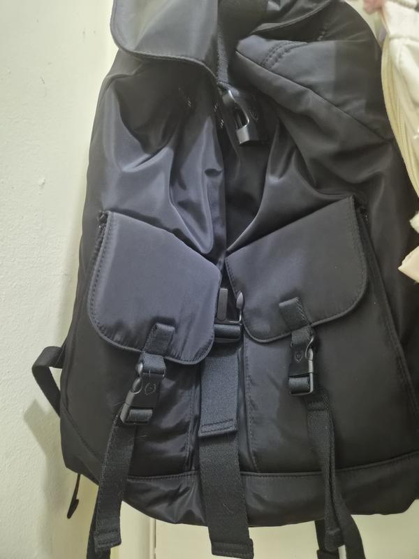 Buy Nylon Cargo Backpack, Soft Begonia - Order Bags online  display picture 1