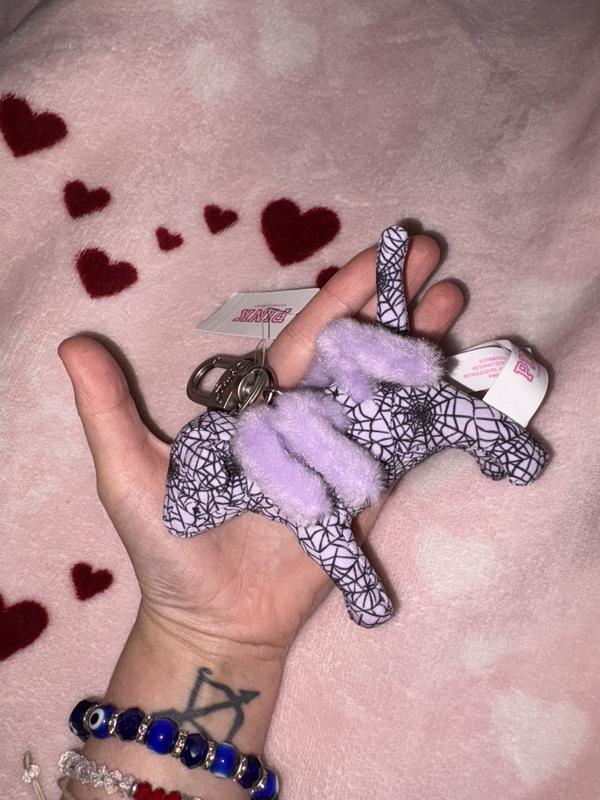 Buy PINK Micro Dog™ Keychain Charm, Pink Tulip With Rope - Order
