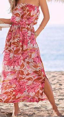 Buy Summer Strapless Maxi Dress - Order Dresses online 1122171800 -  Victoria's Secret US