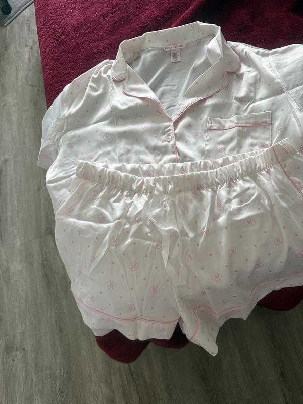 Glazed Satin Short Pajama Set